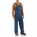 Washed Denim Bib Overall Unlined